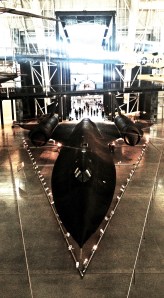 SR-71 Blackbird, which greets you when you enter the museum.