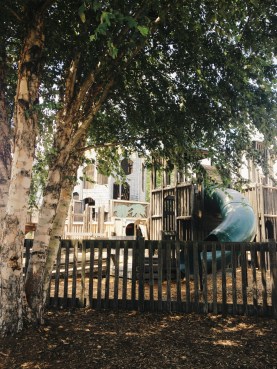 Yeah, so, I know NOTHING about important things like "where can we find a good park" and "what does a 6 year old eat, anyway?"  Answers: The Castle Park at the Civic Center is a blast.  Also, 6 year olds aren't really into lasagna. :/