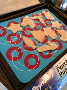 The silicon mats really do make cleanup so much easier. 