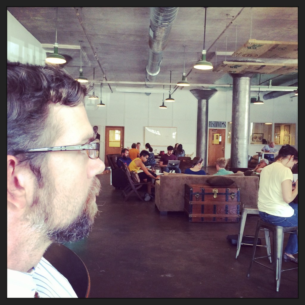 An abandoned mill rescued for artistry & coffee - perfect!