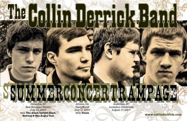 One of the band's earliest tour posters. I think this was 2006. Maybe 2007.