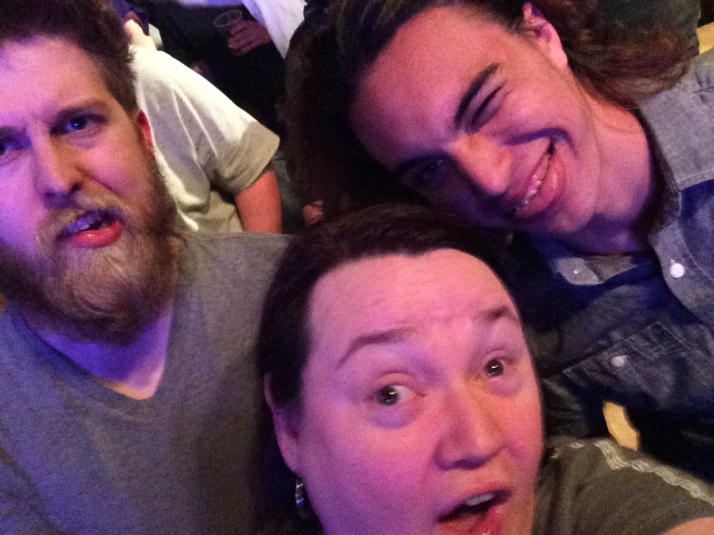 Yup, that's us last night at The Orange Peel before the show. So no one looks too exhausted yet from all the prog awesomeness of hearing BTBAM in person