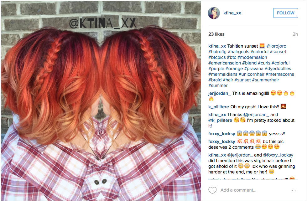 Instagram shot by my lovely stylist Kristina. She rocked.