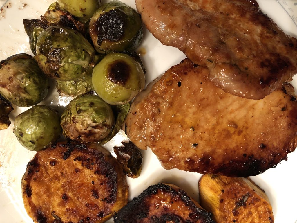 Recipe: Sriracha Maple Pork Chops &&nbsp;Sides